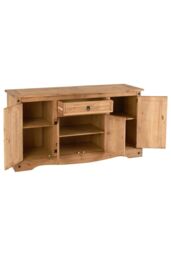 Seconique Corona 4 Door 1 Drawer Sideboard in Natural - thumbnail 3