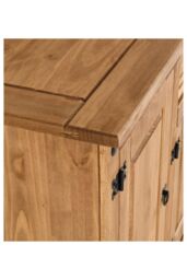 Seconique Corona 4 Door 1 Drawer Sideboard in Natural - thumbnail 5