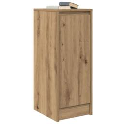 Berkfield Home Sideboard Artisan Oak 29.5x34x76 cm Engineered Wood in Brown - thumbnail 4
