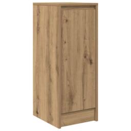 Berkfield Home Sideboard Artisan Oak 29.5x34x76 cm Engineered Wood in Brown - thumbnail 1