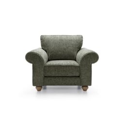 Abakus Direct Ingrid Collection Armchair in Rifle Green in Pale Green - thumbnail 2