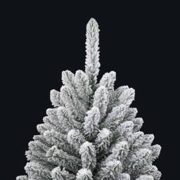 Berkfield Home Elegant Artificial Christmas Tree Green & White 150 cm PVC & Metal - thumbnail 9