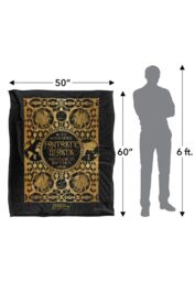 Warner Brothers Fantastic Beasts The Secrets Of Dumbledore Officially Licensed Silky Touch Super Soft Throw Blanket 152 x 127 cm in White - thumbnail 5