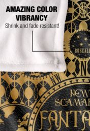 Warner Brothers Fantastic Beasts The Secrets Of Dumbledore Officially Licensed Silky Touch Super Soft Throw Blanket 152 x 127 cm in White - thumbnail 4