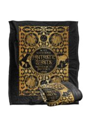 Warner Brothers Fantastic Beasts The Secrets Of Dumbledore Officially Licensed Silky Touch Super Soft Throw Blanket 152 x 127 cm in White - thumbnail 2