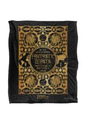 Warner Brothers Fantastic Beasts The Secrets Of Dumbledore Officially Licensed Silky Touch Super Soft Throw Blanket 152 x 127 cm in White - thumbnail 1