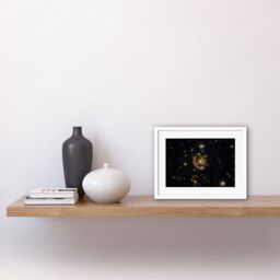 Artery8 Wall Art Print Hubble Space Astronomy Einstein Molten Ring Galaxy Phenomenon Gravitational Lensing Distant Galaxy Peak Epoch Starbirth Cosmic - thumbnail 2