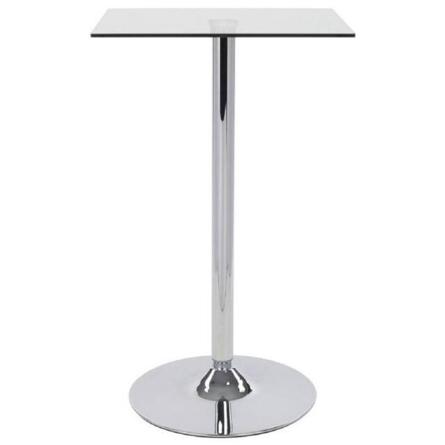 netfurniture Horizon Poseur Table Square Clear Glass - image 1