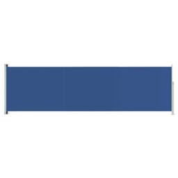 Berkfield Home Patio Retractable Side Awning 180x600 cm Blue - thumbnail 2