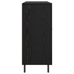 Berkfield Home Sideboard with Storage with Door Black 90 x 34 x 80 cm Engineered wood - thumbnail 7