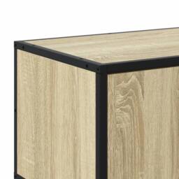 Berkfield Home TV Cabinet Sonoma Oak 180x35x41 cm Engineered Wood in Light Oak - Size: 180 x 35 x 41 cm - thumbnail 8
