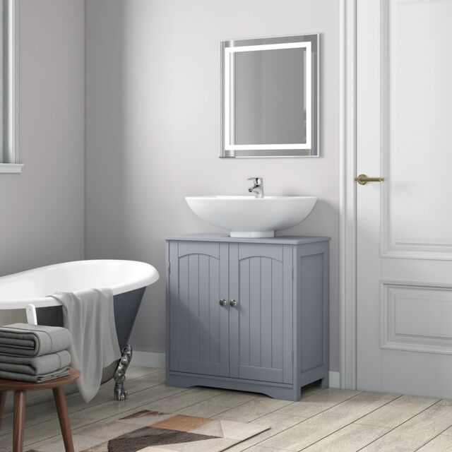 MCC Direct Undersink Bathroom Cabinet with shelves - Colarado in Grey - image 1