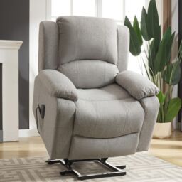 Artemis Home Marldon Electric Riser Recliner with Massage & Heat in Light Grey - thumbnail 3