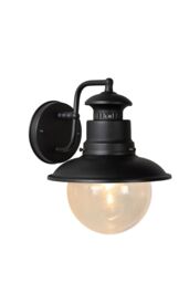 Lucide 'FIGO' Dimmable Stylish Modern Decorative Outdoor Wall Lantern 1xE27 in Black - thumbnail 1