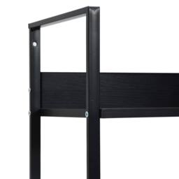 Berkfield Home Decorative 5-Layer Book Shelf Black 60x27.6x158.5 cm Engineered Wood - thumbnail 5