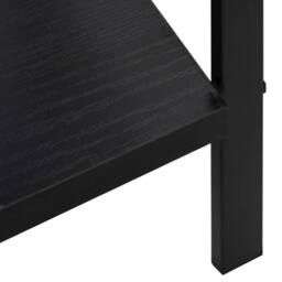 Berkfield Home Decorative 5-Layer Book Shelf Black 60x27.6x158.5 cm Engineered Wood - thumbnail 6