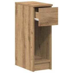 Berkfield Home Bedside Cabinet with Drawer Artisan Oak 20x36x60 cm in Brown - Size: 20 x 36 x 60 cm - thumbnail 5