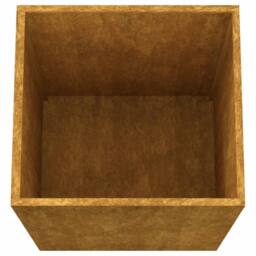 Berkfield Home Planter 52x48x75 cm Corten Steel in Brown - Size: 52 x 48 x 75 cm - thumbnail 7