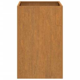 Berkfield Home Planter 52x48x75 cm Corten Steel in Brown - Size: 52 x 48 x 75 cm - thumbnail 6