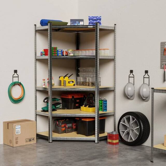 EONLION 1.8m Garage Shelving Unit in Brown - Size: 1000mm × 2000mm - image 1
