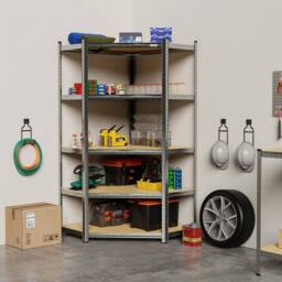 EONLION 1.8m Garage Shelving Unit in Brown - Size: 1000mm × 2000mm - thumbnail 1