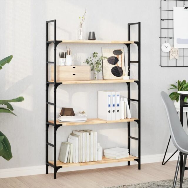 Berkfield Home Floating Shelves 2 pcs 100x20x2 cm Untreated Solid Wood Acacia in Brown - Size: 100 x 20 x 2 cm - image 1