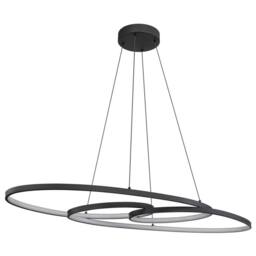 Netlighting Spira Pendant Ceiling Light Matt Black 2x LED 2700 6500K - thumbnail 2