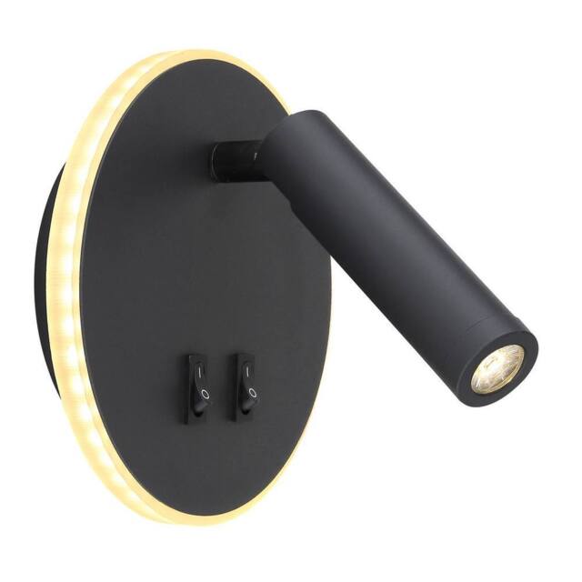 Netlighting Many Reading Wall Light Black LED 3000K - image 1