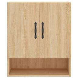 Berkfield Home Wall Cabinet Sonoma Oak 60x31x70 cm Engineered Wood in Brown - Size: 60 x 31 x 70 cm - thumbnail 5