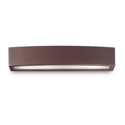 Netlighting Andromeda 2 Light Outdoor Wall Light Coffee IP54 E27 in Brown
