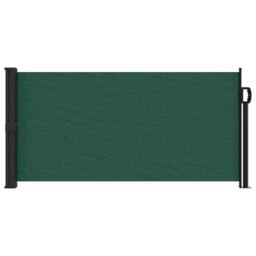 Berkfield Home Retractable Side Awning Dark Green 100x500 cm