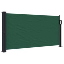 Berkfield Home Retractable Side Awning Dark Green 100x500 cm - thumbnail 3