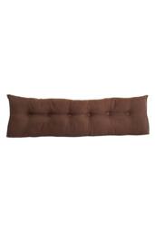Storage Pocket Design Washable Headboard Wedge Pillow in Brown - Size: Large - thumbnail 6