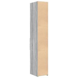 Berkfield Home Highboard Grey Sonoma 30x42.5x185 cm Engineered Wood - thumbnail 6
