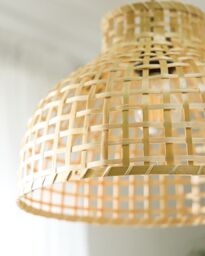 Dibor Traditional Style Medium Bamboo Dome Lamp Shade Ceiling Light Shade H25 x Dia 36cm in Natural - thumbnail 4