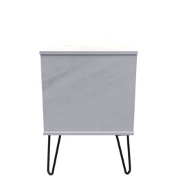 Ready Assembled 2 U Fuji 4 Drawer Bed Box (Ready Assembled) in Off-White - thumbnail 2