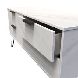 Ready Assembled 2 U Fuji 4 Drawer Bed Box (Ready Assembled) in Off-White - thumbnail 5
