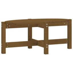 Berkfield Home Coffee Table Honey Brown 87x48x35 cm Solid Wood Pine - Size: 87 x 48 x 35 cm - thumbnail 1