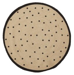 Orsina Kids Round Rug in Cream - Size: 100 cm diameter - thumbnail 1