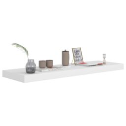 Berkfield Home Floating Wall Shelves 4 pcs White 80x23.5x3.8 cm MDF - thumbnail 3