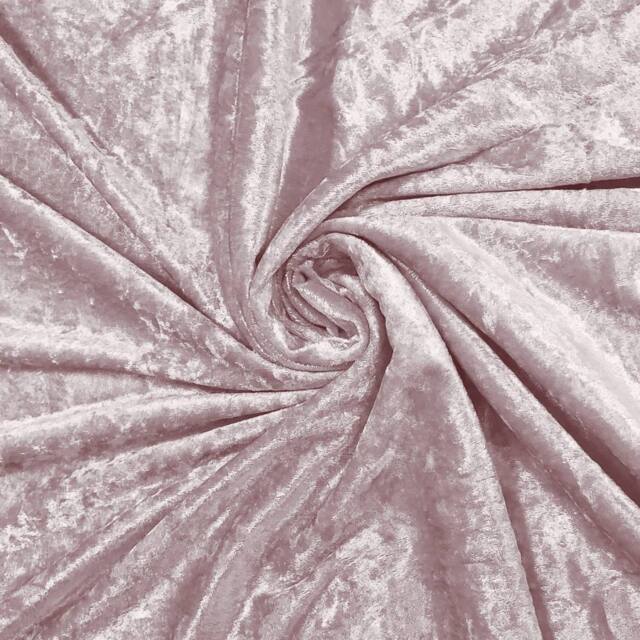 Intimates Velvet Ring Top Curtains - Door Drapes with Plush Texture in Dusty Pink - Size: 210 cm width x 120 cm drop