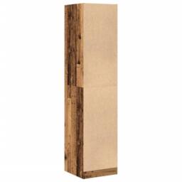 Berkfield Home Elegant Apothecary Cabinet¬†Old Wood 40x41x174.5 cm Engineered Wood in Brown - thumbnail 7