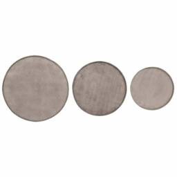 Berkfield Home Durable Coffee Table¬†3 pcs Silver Engineered Wood - thumbnail 6