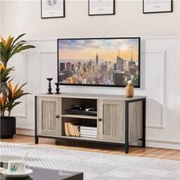 Kelvenix Industrial TV Cabinet TV Stand Cabinet grey - Size: 0.6m2 - thumbnail 5
