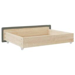 Berkfield Home Bed Storage Drawers 2 pcs Light Grey Engineered Wood & Velvet - thumbnail 6