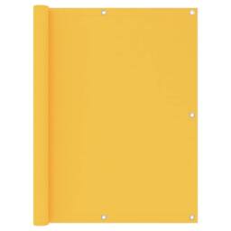 Berkfield Home Balcony Screen Yellow 120x400 cm Oxford Fabric - thumbnail 2
