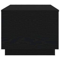 Berkfield Home Coffee Table with LED Lights Black Oak 90x50x40 cm - Size: 90 x 50 x 40 cm - thumbnail 8
