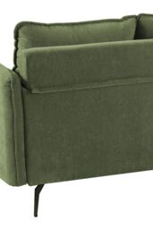 Living and Home 3-Seater Green Upholstered Corner Sectional Sofa - thumbnail 5