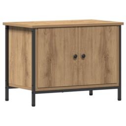 Berkfield Home TV Stand Artisan Oak Particle board 60 x 35 x 45 cm TV Stand in Brown