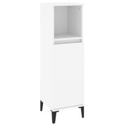Berkfield Home 3 Piece Bathroom Furniture Set White Engineered Wood - thumbnail 7